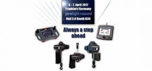 Prolight + Sound: ChainMaster Bühnentechnik GmbH Introduces D8plus StageOperator Series CM-850