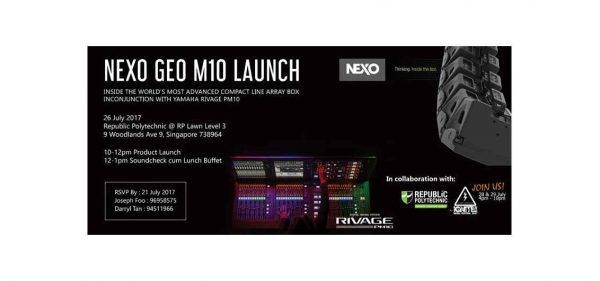 NEXO Invites Industry To Launch Of NEXO GEO M10