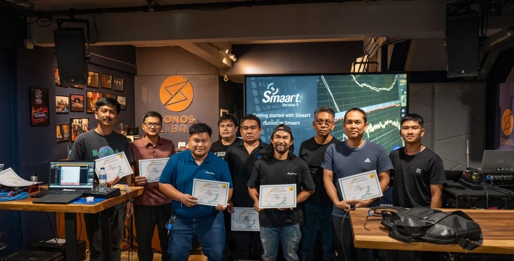 Sonos Libra team hosted a two-day Smaart Training session on real-world mindset and problem-solving required to master Rational Acoustics' Smaart system