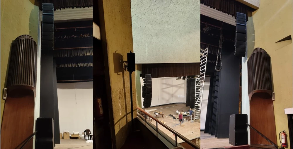 The team installed (per side) 8 units of the N-RAY supplemented by (per side) 2 units of the SCN-F low frequency extensions and 1 unit of the SCP subwoofer for robust low end reinforcement; while 3 units of the HOPS5 were deployed as front fills. and 4 units of the CODA Audio CUE FOUR were deployed as the stage monitoring solution