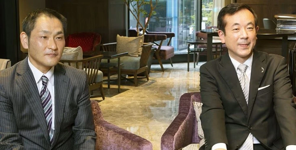 Mr. Takeshi Suzuki (left) from Green Hospitality Management Co., Ltd. (his affiliation at the time of the interview), who shared insights on the operational aspects, alongside General Manager Mr. Sato.