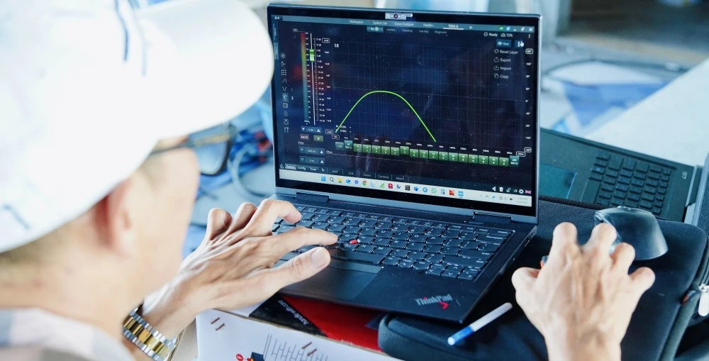 System configuration and tuning was carried out using Powersoft’s ArmoníaPlus System Design software
