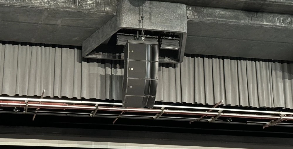 The Ya'an 1869 Panda Performing Arts Center Main Theatre center array of A15i Focus and A15i Wide