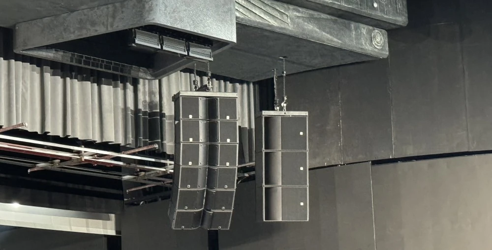 L-Acoustics A10i boxes provide in-fill in the Main Theatre of the Ya'an 1869 Panda Performing Arts Center