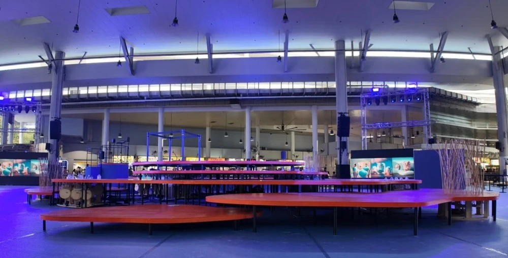 Lighting designer Adrian Tan chose zactrack SMART for tracking at SIFA Pavilion
