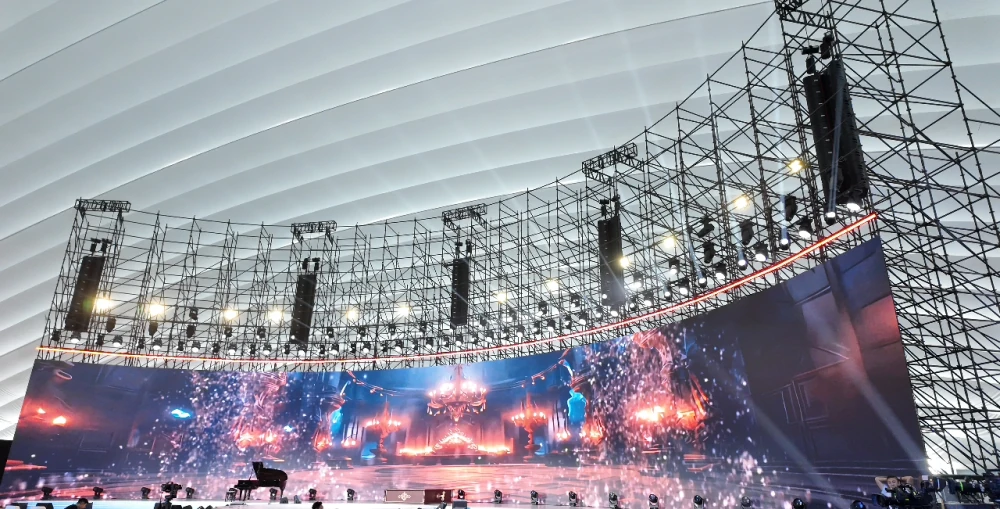 For the Cleer Launch event, EZpro and CCTV deployed a single K SYSTEM rig for continuous 3D performer tracking, feeding data to an Astro Spatial Audio immersive system