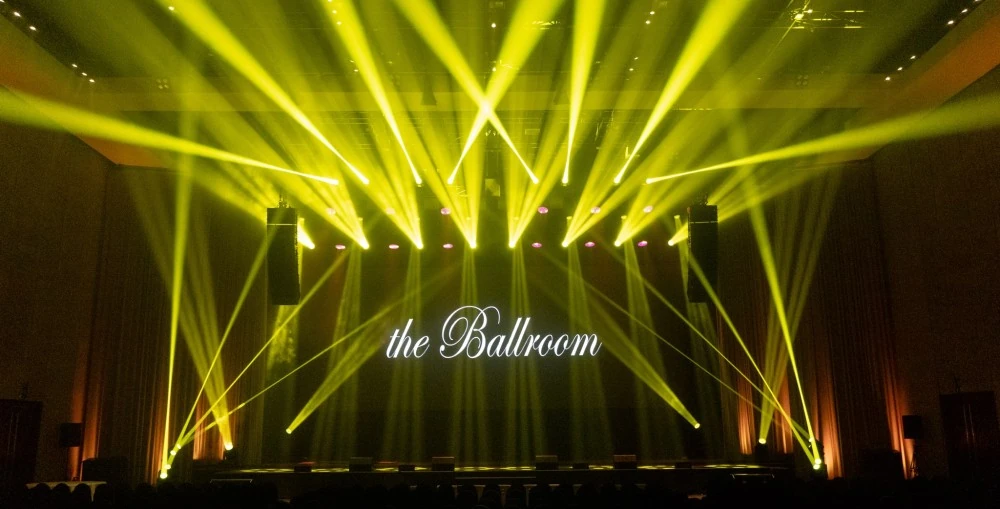 The Ballroom at Djakarta Theater has elevated its visual experience with a permanent installation of Ayrton Huracán LT, Zonda 9 FX, and Cobra fixtures, supplied by IMS Indonesia Credits: Nicholas Alvaro, on behalf of PT. IMS