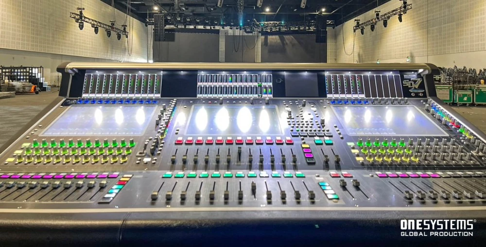 DiGiCo’s Quantum 7 digital mixing console at front of house gave engineers total control over every sonic detail.