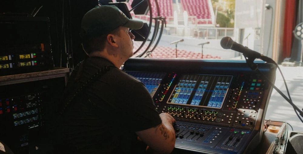 Monitor Engineer Zac Gerig