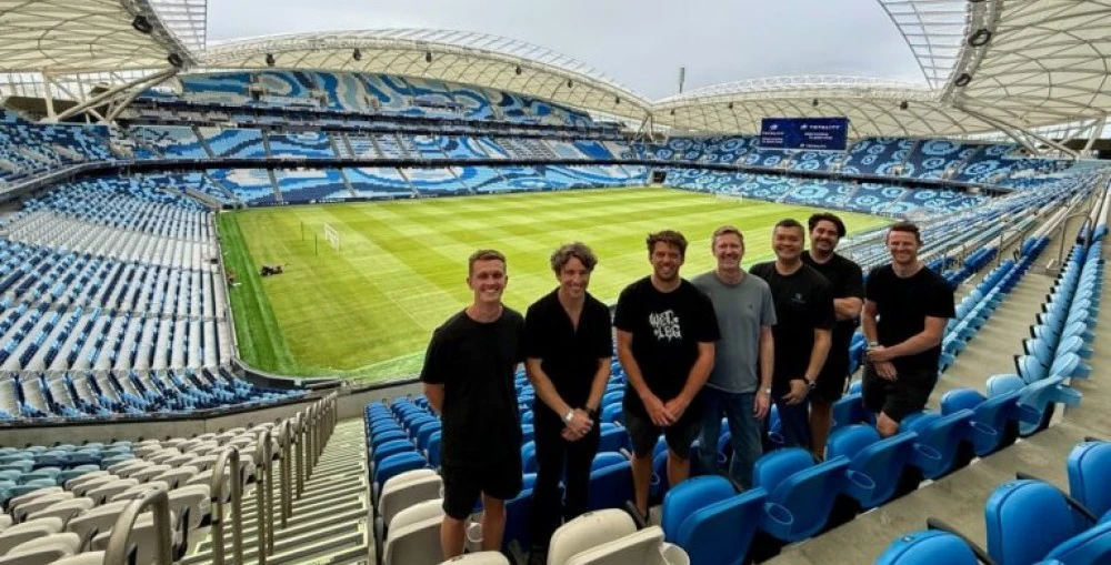 From left to right: Chris Skin – JPJ, Roy Cressey – L-Acoustics, Wayne Mulder – JPJ, Ross Brett – L-Acoustics, Chung Wah Khiew – L-Acoustics, Luke Bowen – JPJ Audio, Nathan Todd – JPJ Audio
