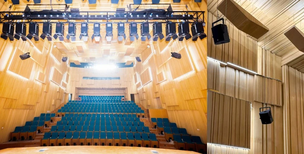 For the 245-seat concert hall, Racpro chose four X12 loudspeakers flown from the ceiling, for the main PA for their warm tonal balance and precise directivity