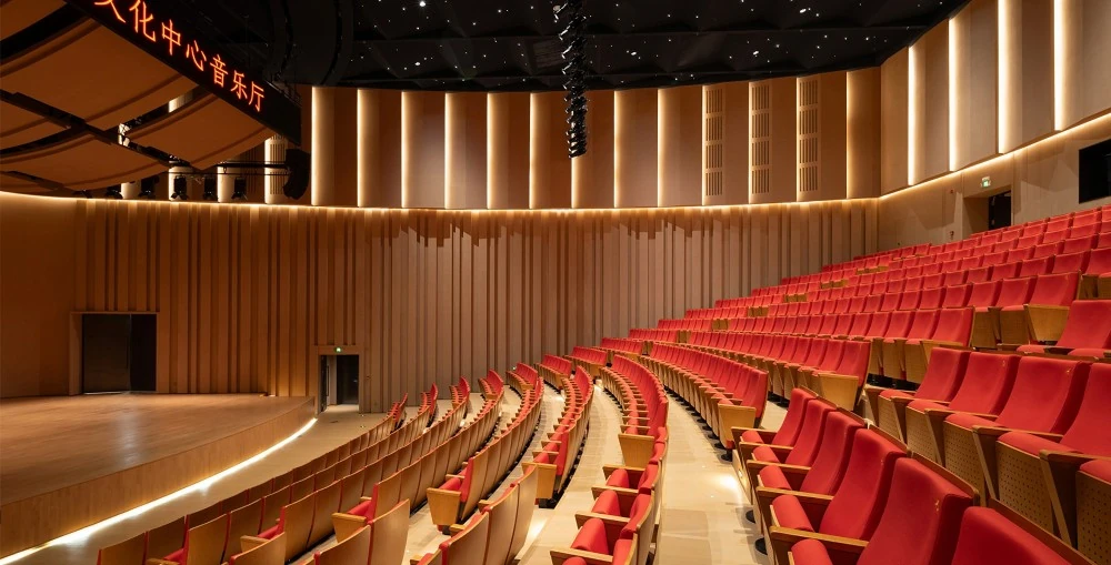 The 500-seat concert hall is tuned for the intimacy of chamber music and contemporary experimentation 