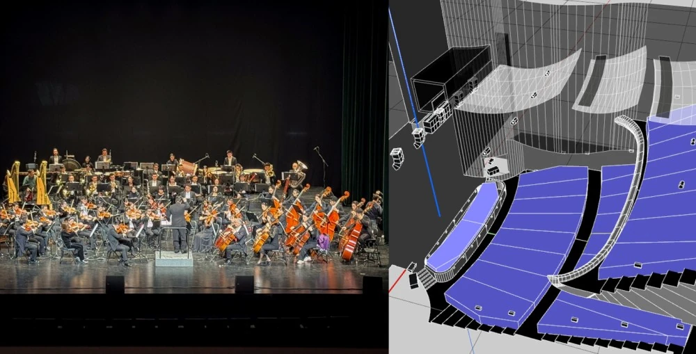 The 1,000-seat grand theatre is built for spectacle, hosting large-scale plays, musicals and ballet. All speakers had to be invisible and Soundvision was invaluable in testing their out of sight positions 