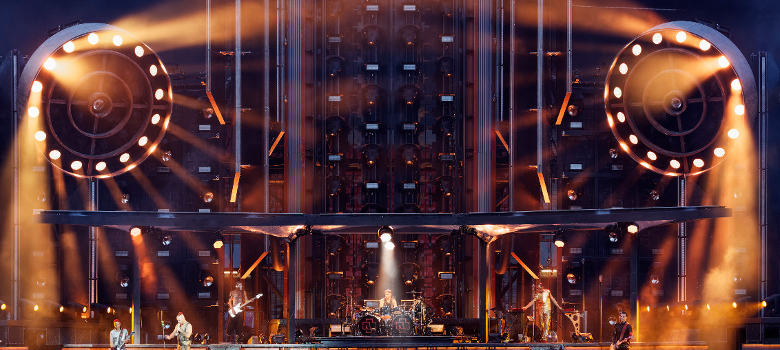 Large Complement of Claypaky Fixtures Shine on Rammstein s Stadium Tour ETA