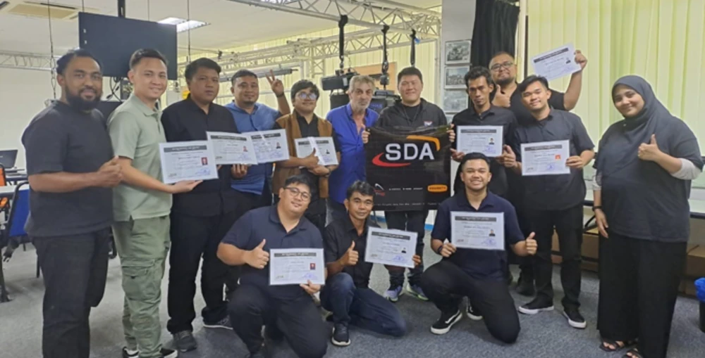 One of the several training sessions that SDA has delivered to enhance rigging and staging safety practices in Asia