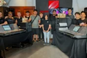 Team Creative Vision with A&L Sarwak Team and their newly acquired Yamaha RIVAGE system